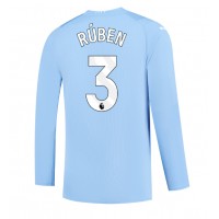 Camisa de time de futebol Manchester City Ruben Dias #3 Replicas 1º Equipamento 2023-24 Manga Comprida